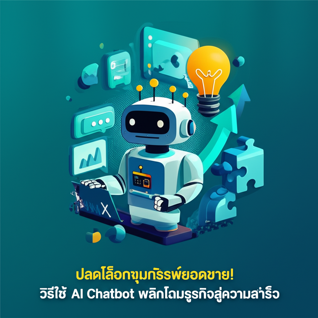 ปลดล็อกขุมทรัพย์ยอดขาย! วิธีใช้ AI Chatbot พลิกโฉมธุรกิจสู่ความสำเร็จ