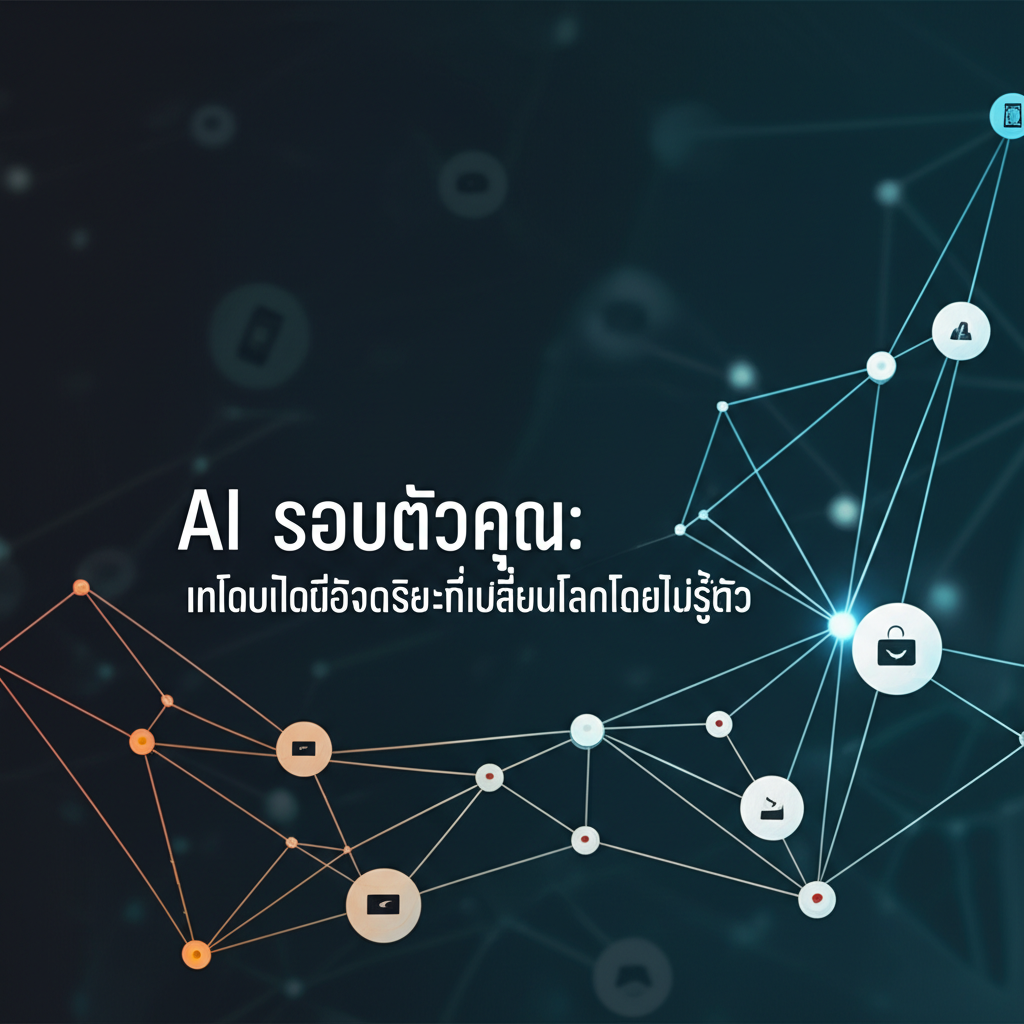 AI รอบตัวคุณ: เทคโนโลยีอัจฉริยะที่เปลี่ยนโลกโดยไม่รู้ตัว