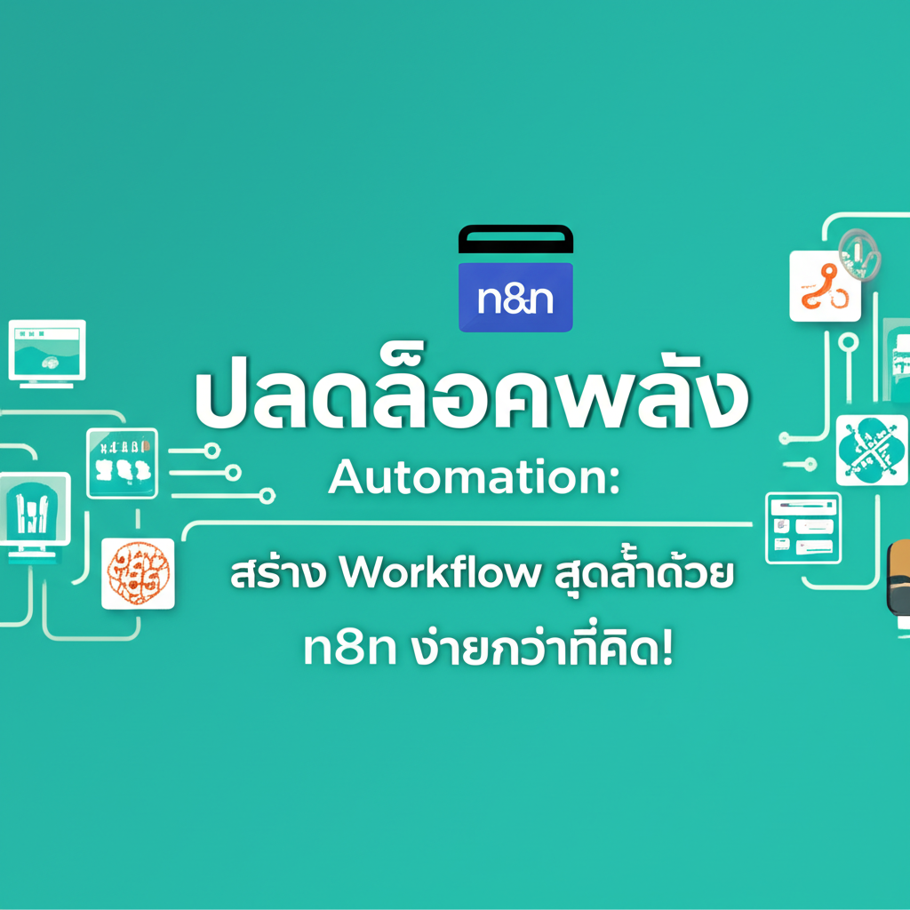 ปลดล็อคพลัง Automation: สร้าง Workflow สุดล้ำด้วย n8n ง่ายกว่าที่คิด!