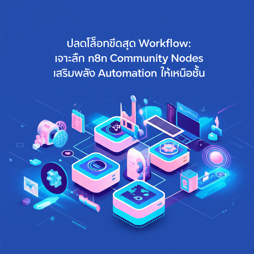 ปลดล็อกขีดสุด Workflow: เจาะลึก n8n Community Nodes เสริมพลัง Automation ให้เหนือชั้น